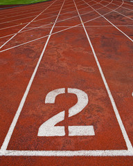 Lane athletics track number 2