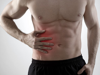 Obraz premium Abdominal pain
