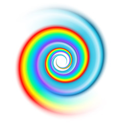Rainbow spiral spectrum