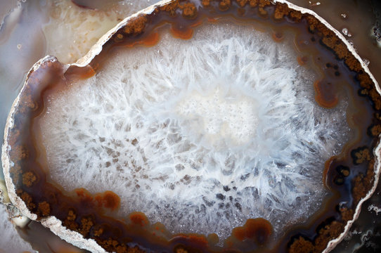 Texture of gem agate