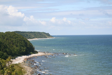 Fototapeta premium Steilküste auf Rügen, Ostsee