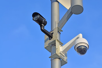Security camera closeup