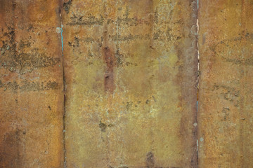 Grunge brown metal background texture.