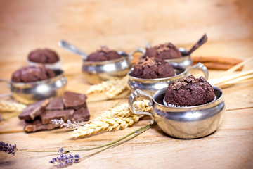 Delicious muffins - chocolate muffins