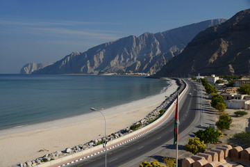 Fototapeta na wymiar Bukha, Musandam, Oman