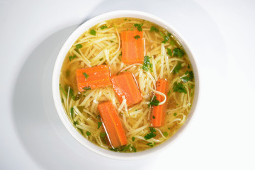 Chicken Soup with Noodles, Soup