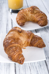 Fresh baked Croissants