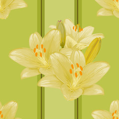 Vector seamless floral background.