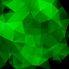 Fototapeta na wymiar Abstract geometric style green background. 