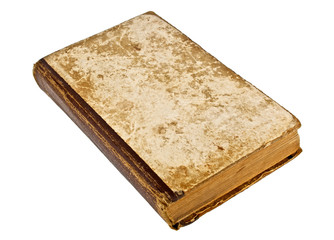 Old book isolated on a white background