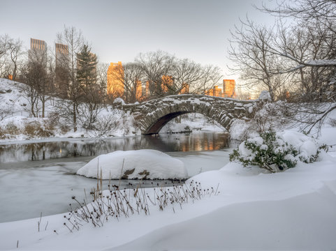 Gapstow bridge Central Park, New York City