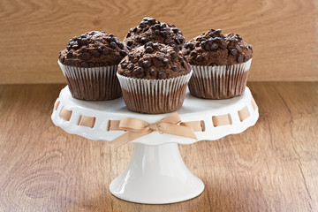 Chocolate muffins / Chocolate chip muffins delicious sweet dessert