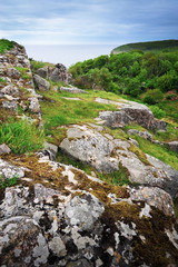 Fototapeta na wymiar Bornholm island landscape with rocks