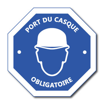 Casque Obligatoire" Images – Browse 59 Stock Photos, Vectors, and Video |  Adobe Stock