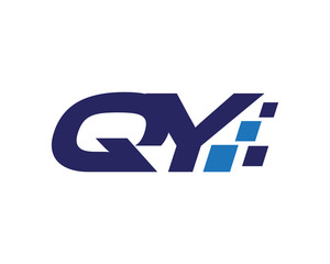 QY digital letter logo