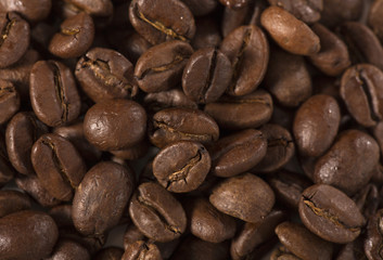 Obraz na płótnie Canvas coffee beans abstract background