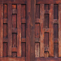 Thai style wooden wall background