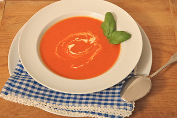Tomatencreme-Suppe