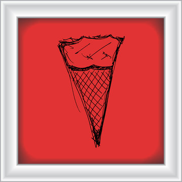 illustration of an ice cream