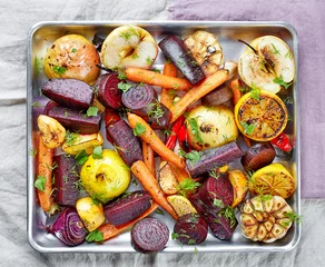 Photo sur Plexiglas Légumes Fruits et légumes rôtis