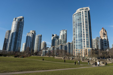 Fototapeta na wymiar Modern architecture of Vancouver