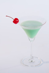Grasshopper cocktail with Cherry