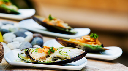 Thailand food buffet.