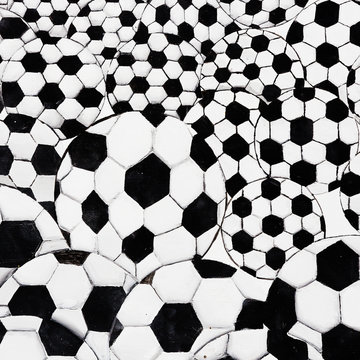 Seamless image of a soccer ball.