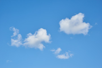 blue sky with white cloud