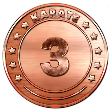 Medalha Bronze Karate