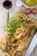 whole roasted chicken
