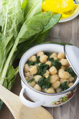 chickpeas with spinach