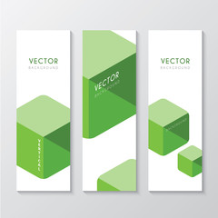 a set of corporate banners