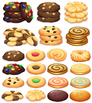Different kind of cookies