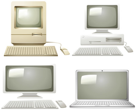 Different generation of personal computer
