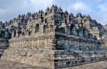 Fototapeta na wymiar Borobudur Temple, Yogyakarta, Indonesia