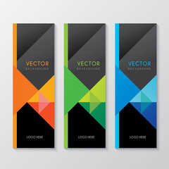 Obraz premium a set of corporate banners