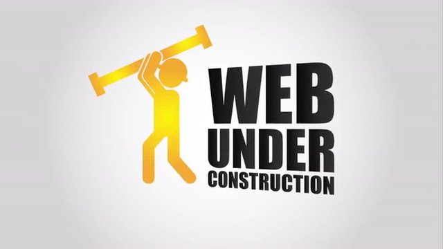 web under construction design, Video Animation