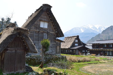 Fototapeta na wymiar Shirakawa-go historic village