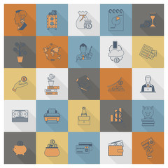 Business and Finance Icon Set