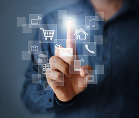  pressing modern social buttons