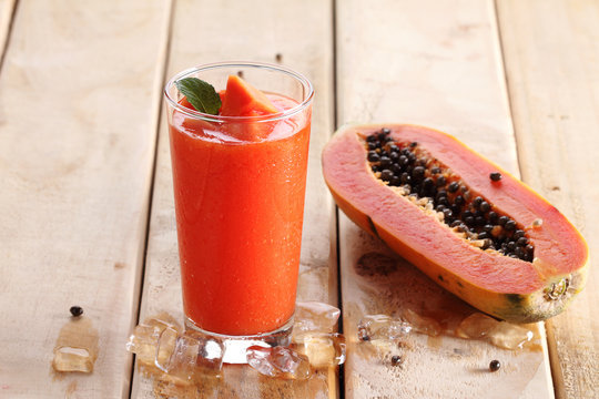 Papaya Smoothie.