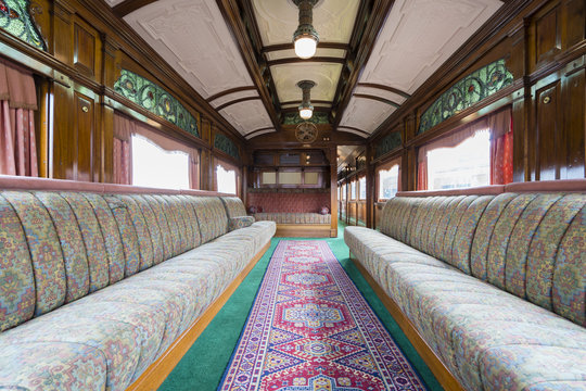 Luxurious Vintage Train Carriage