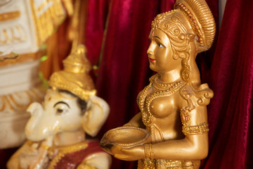 Hindu god idol.