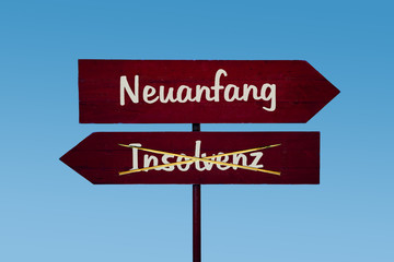 Schild 48 - Neuanfang
