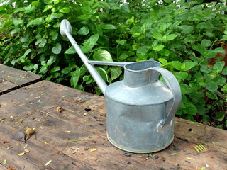 Tin watering pot