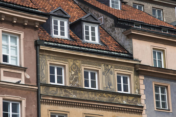 Fototapeta na wymiar Warsaw old city