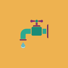faucet flat icon