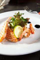 Olivier Salad with Seafood