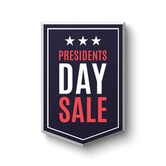Presidents day sale banner.